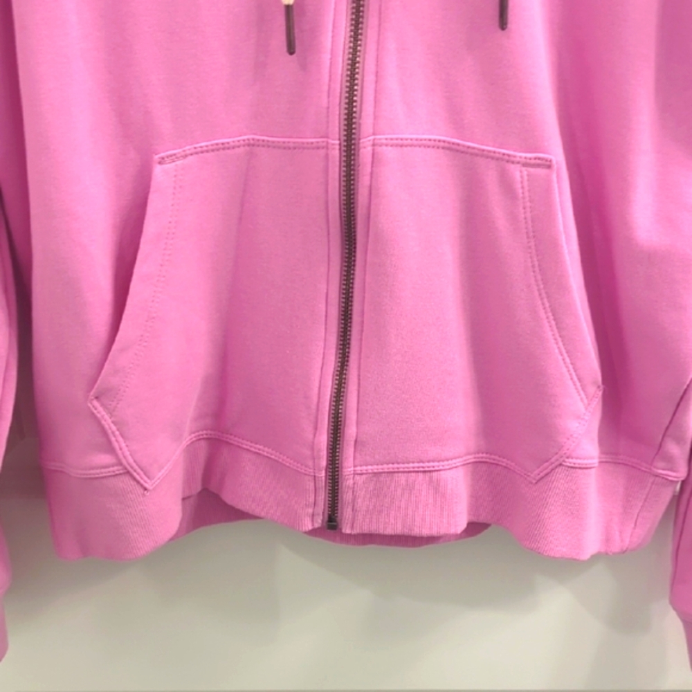 "Champion" Women's French Terry Full Zip Hoodie, Left Chest Script Size ( L ) - Picture 10 of 10